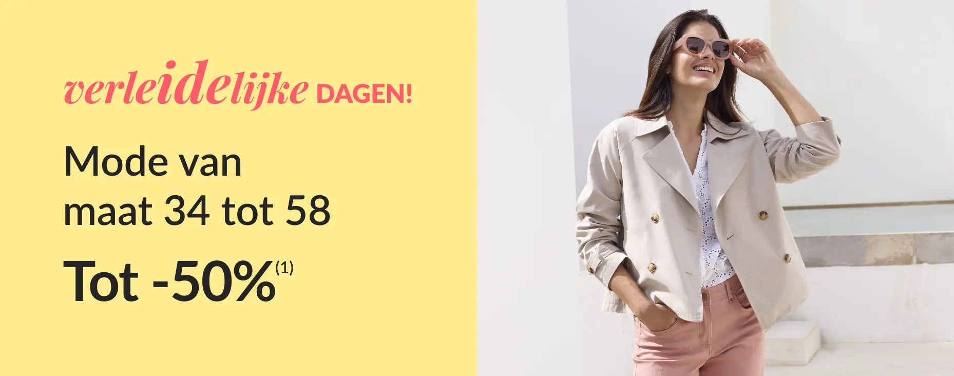 Onweerstaanbare dagen: tot -50% op de damesmode