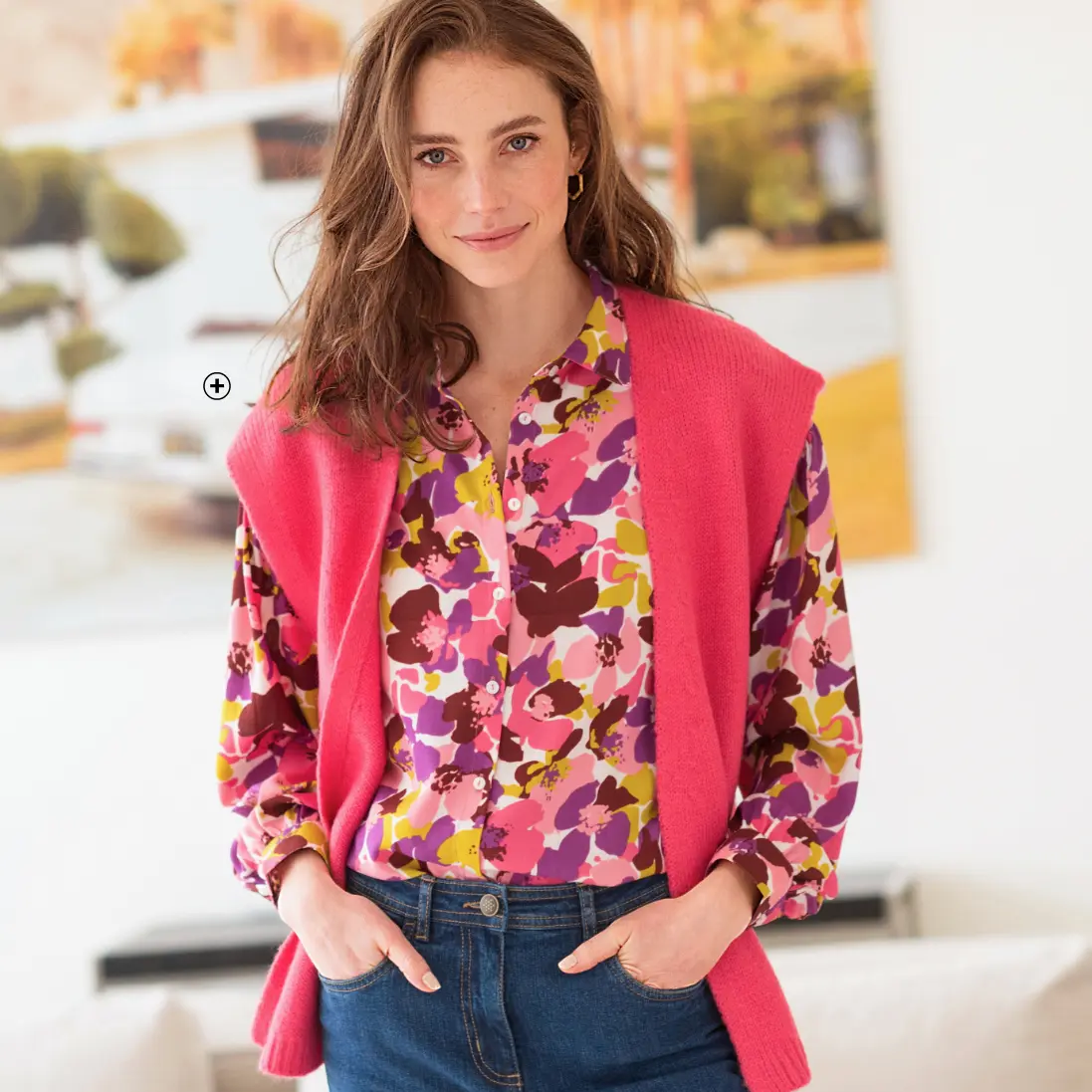 Gilet sans manches en tricot doux, idéal pour le Black Friday | Blancheporte