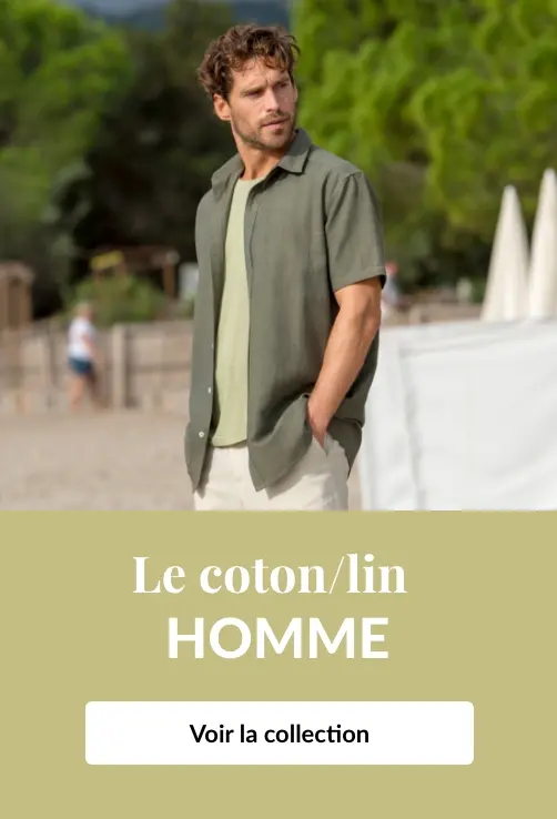 Le coton / lin homme