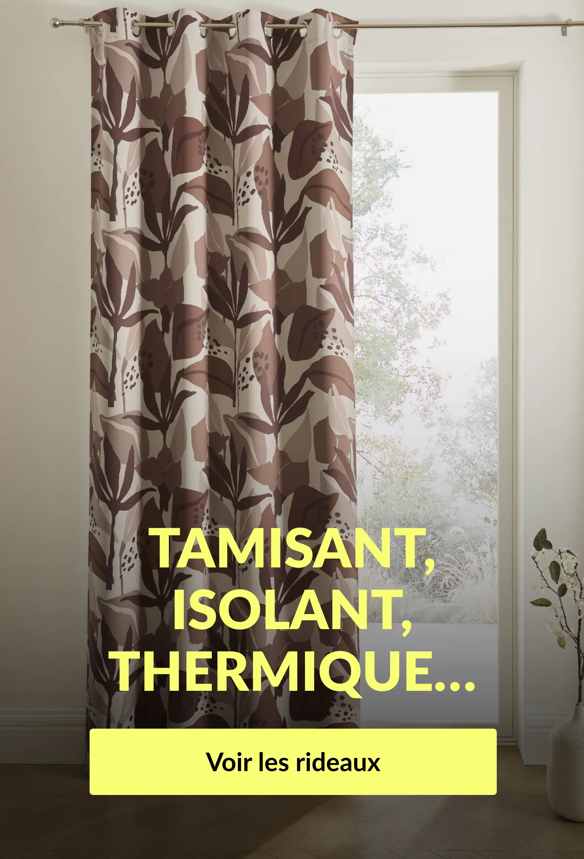 Tamisant, isolant, thermique, découvrez notre sélection de rideaux pour habiller votre intérieur