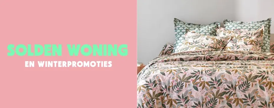 Winteruitverkoop en aanbiedingen: tot 75% korting op huishoudtextiel en decoratieartikelen