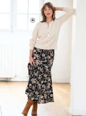 Gilet femme boutonné en maille fantaisie torsadée écru pas cher | Blancheporte Gilet femme boutonné en maille fantaisie torsadée écru pas cher | Blancheporte