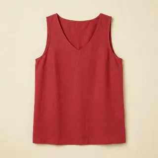 Topje met brede bandjes en V-hals, viscose/linnen, olijfgroen - Blancheporte Blog