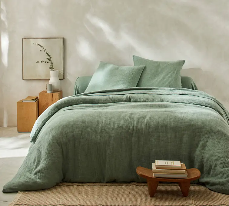 Gaze de coton : la matière qui va révolutionner votre linge de lit