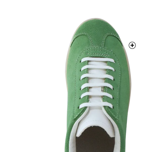 Vintage sneakers in gekleurd splitleer, retro touch met een jurk | Blancheporte