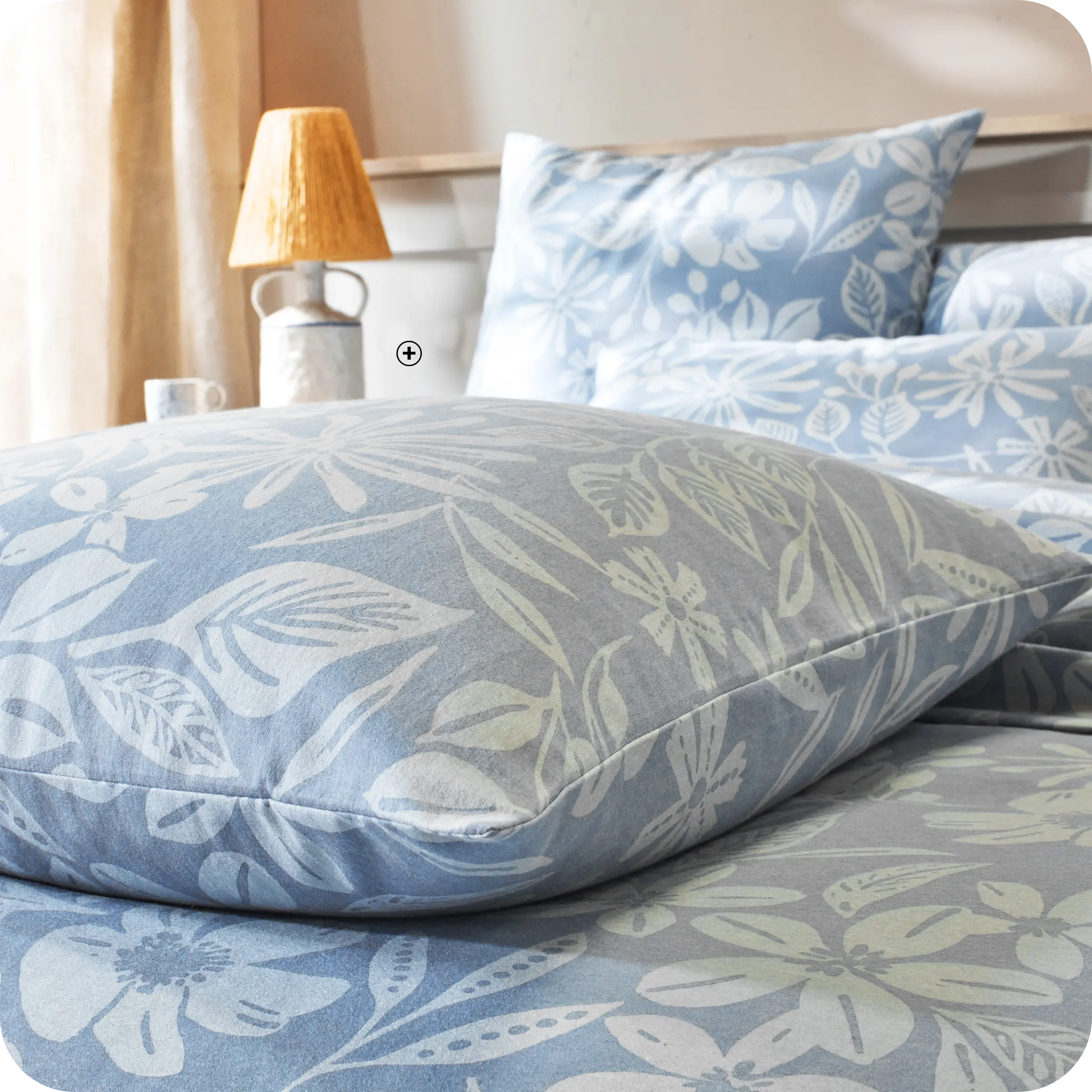 Dekbedovertrek van flanel met bloemenprint voor een warme en knusse winter - Blancheporte