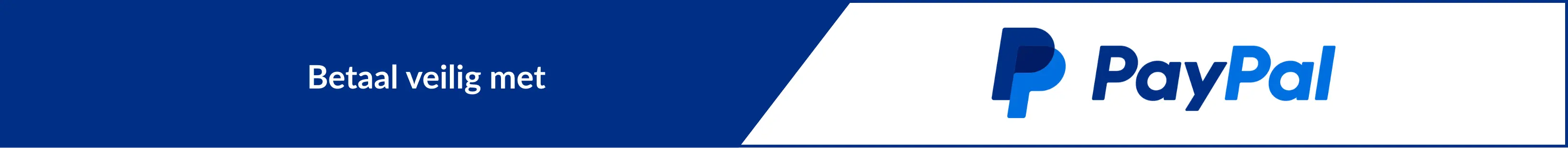 Uw veilige betaling met Paypal