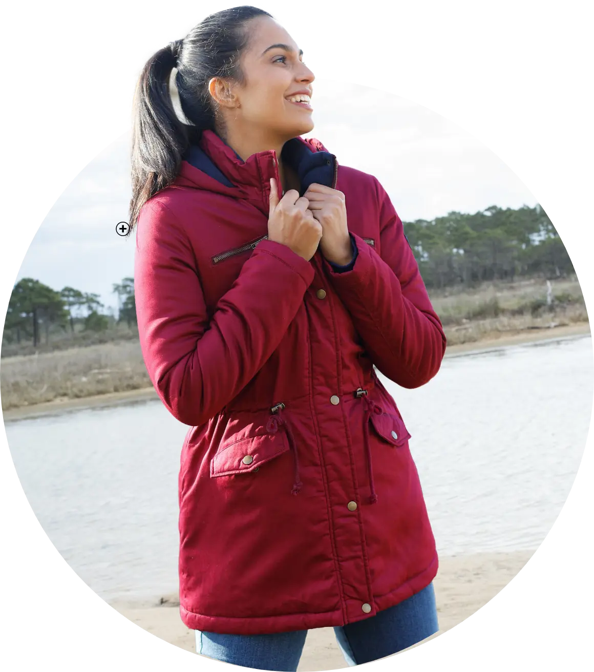 Waterafstotende parka met fleecevoering, lengte ontworpen om het silhouet in balans te brengen volgens de lichaamsvorm – lengte parka dames | Blog Blancheporte