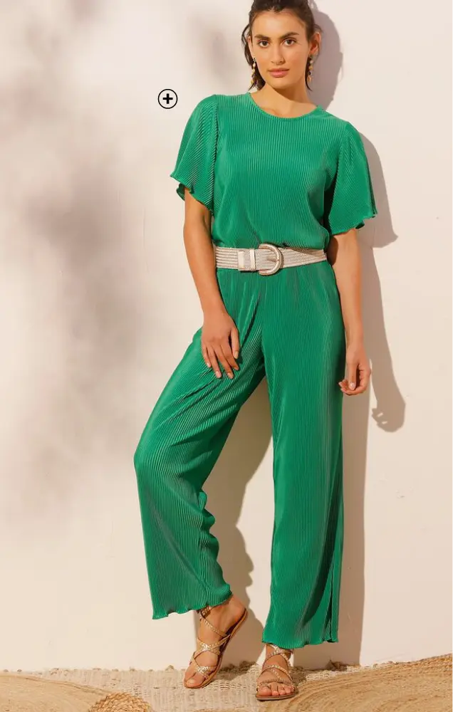 Effen T-shirt met plissé | trendy stijl | Blancheporte