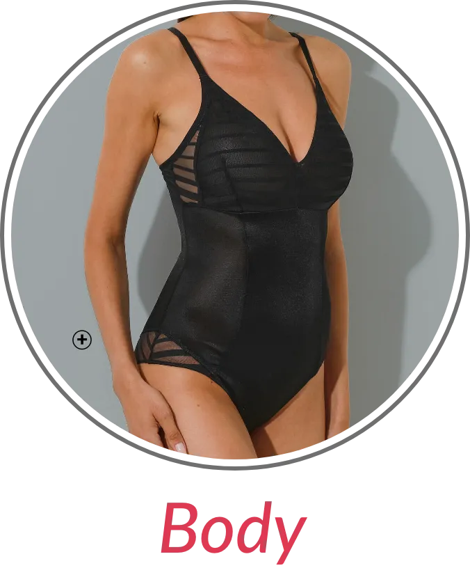 Body met sterke ondersteuning in corrigerende mesh, zonder beugels - Blog Blancheporte