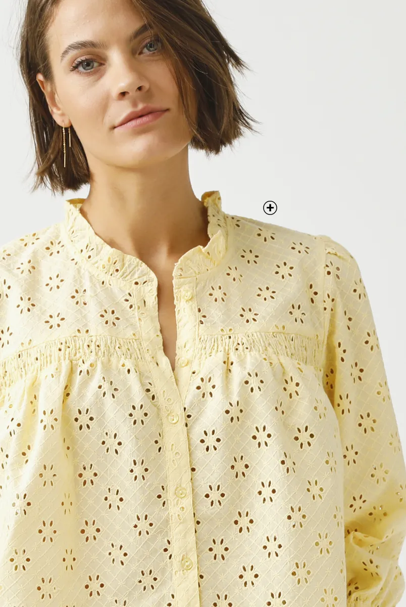 Chemisier en broderie anglaise - Blog Blancheporte
