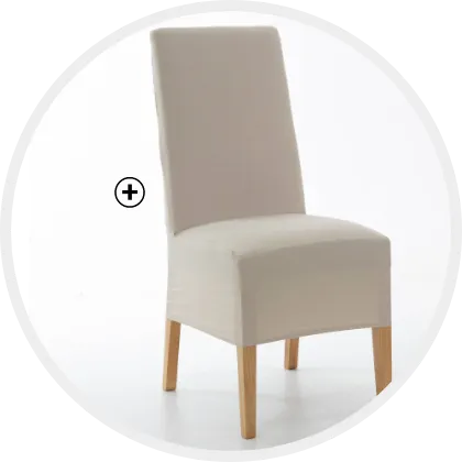 Vernieuw uw stoelen in een oogwenk met deze hoes die perfect past én ze beschermt.