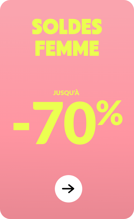 Soldes femme jusqu'à -70%