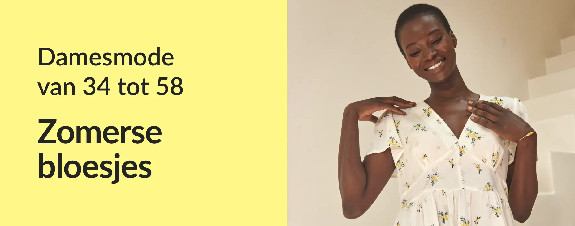 Ga voor de blouse bij Blancheporte, het onmisbare zomerstuk van 34 tot 58