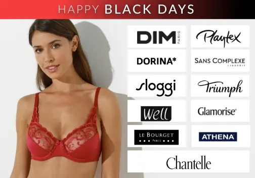 Happy Black Days: uw favoriete lingeriemerken tot 40% korting op de website