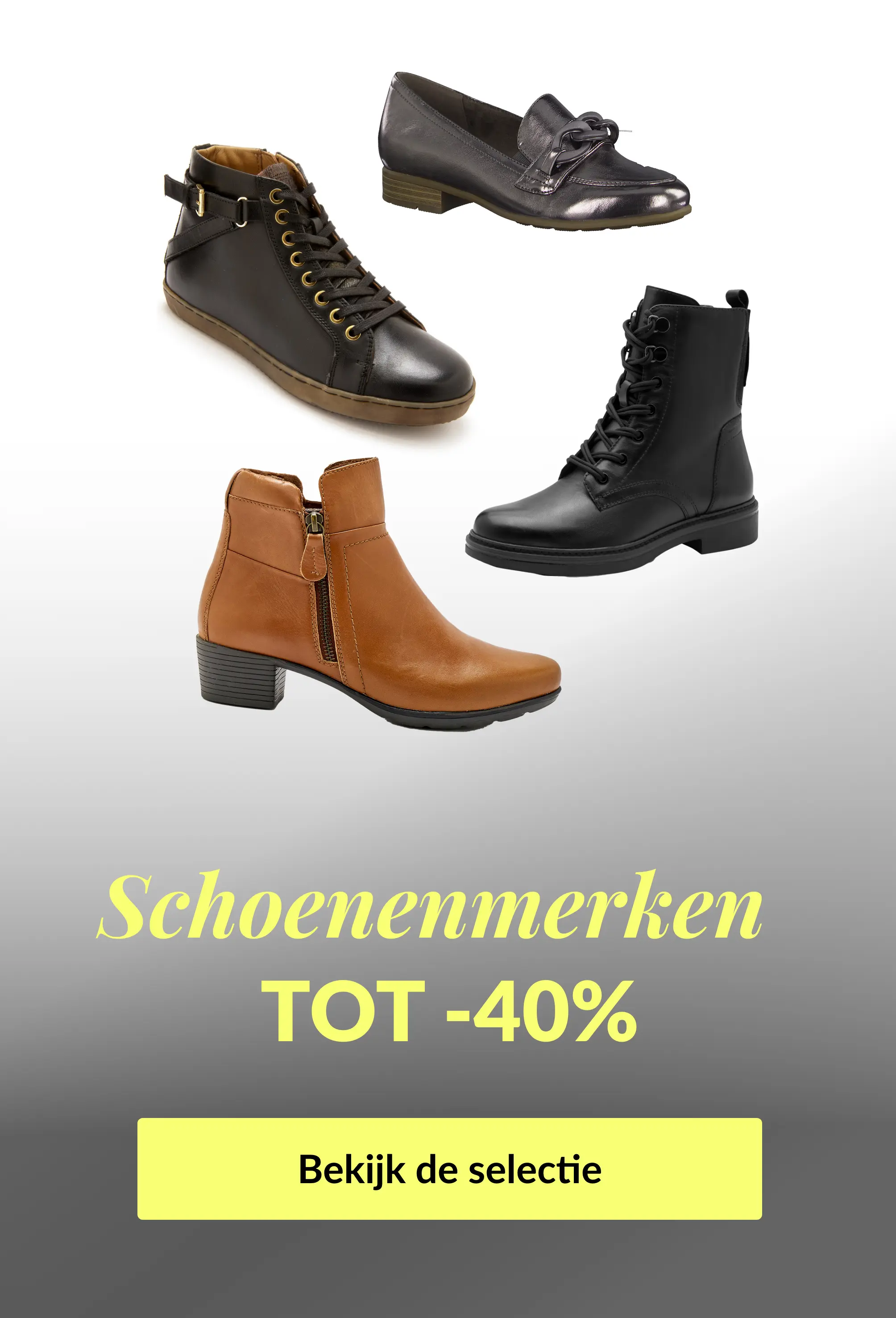 Profiteer van uw favoriete schoenenmerken op de website