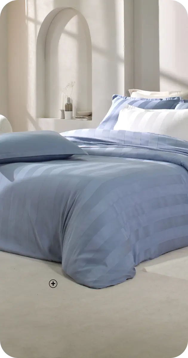Housse de couette satin uni, coloris blanc, offrant un toucher doux et soyeux, pour une literie élégante et raffinée, disponible en plusieurs tailles, Blancheporte