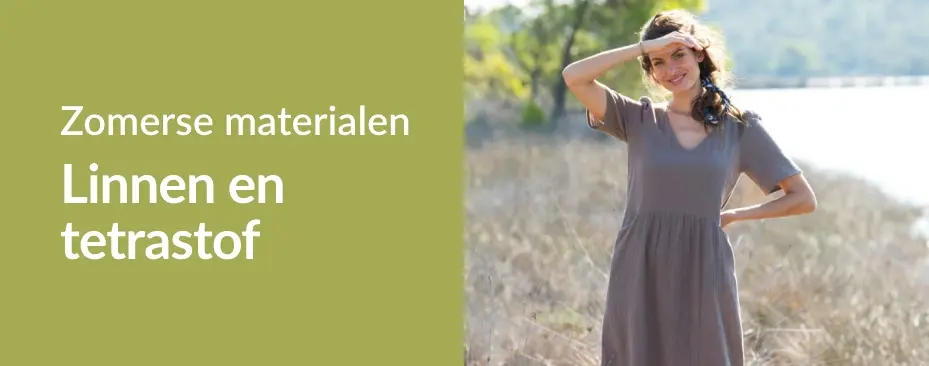 Ontdek linnen en katoenen gaas, de stoffen van de zomer bij Blancheporte