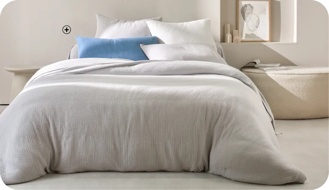 Housse de couette en percale unie, coloris bleu nuit, fabriquée en coton doux et résistant, idéale pour un confort optimal et un toucher soyeux, Blancheporte