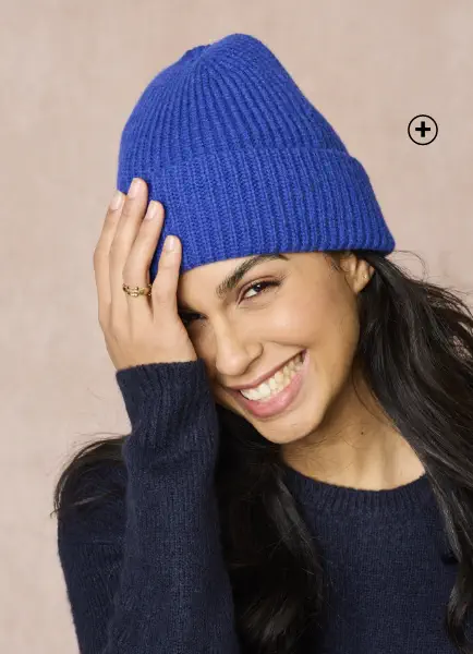 Bonnet en maille uni, pour rester au chaud tout en adoptant les couleurs tendances automne hiver 2024 - Blancheporte