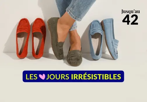 Les jours irrésistibles : jusqu'à -40% sur toutes les chaussures