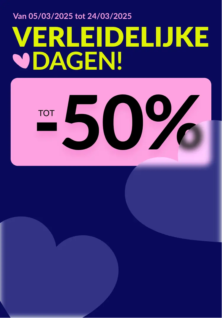 Onweerstaanbare dagen: tot 50% korting op de site(1)