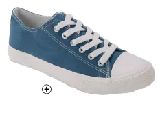 Tennis en toile à lacets | chaussures morphologie | Blancheporte