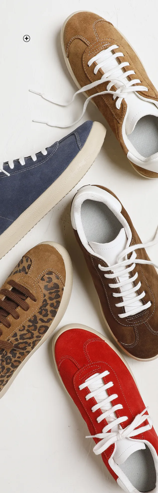 Vintage sneakers in gekleurd suèdeleer – modieuze damesschoenen Black Friday | Blog Blancheporte