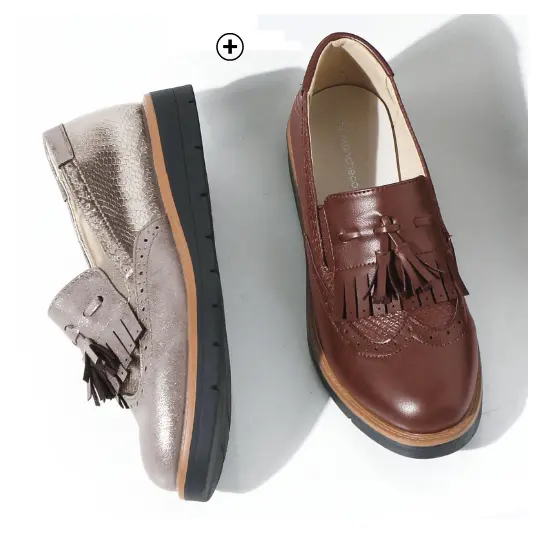 Mocassins compensés avec franges et pompons, parfaits pour un look élégant avec un pantalon large | Blancheporte