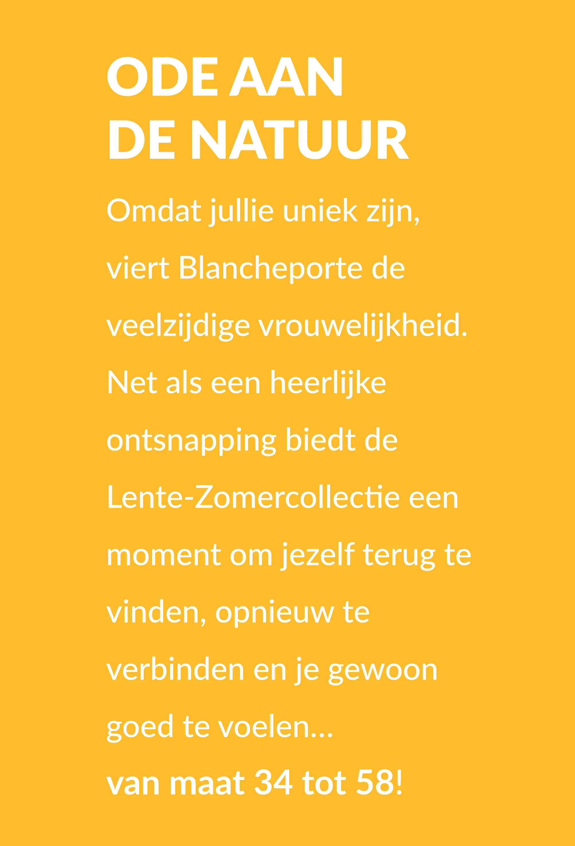 Ode aan de natuur - damesmode