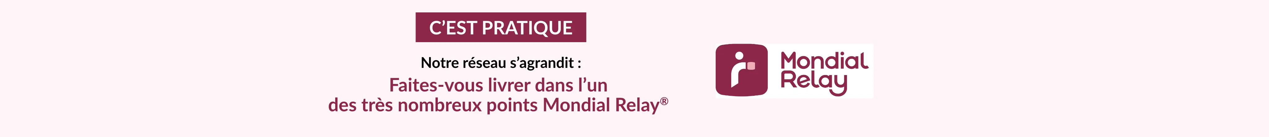 Profitez de la livraison avec Mondial Relay