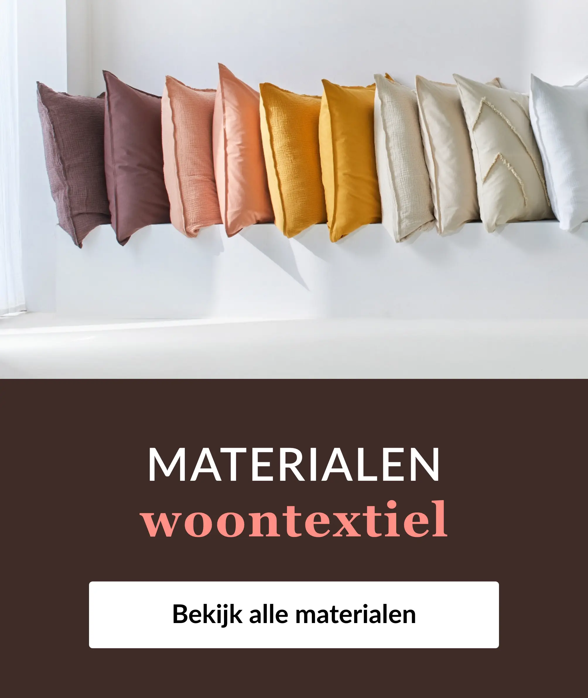 Ontdek onze materialen in woontextiel op blancheporte.be
