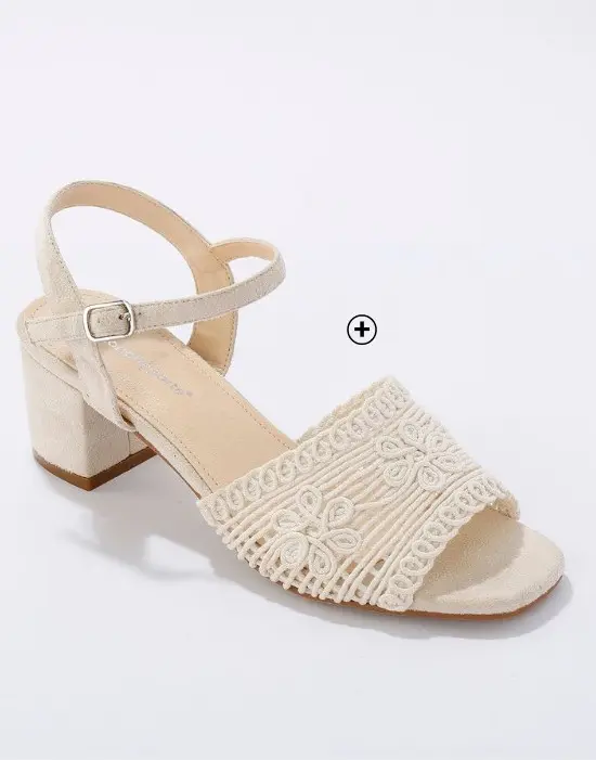 Sandalen voor dames in ecru, goedkoop | Blancheporte