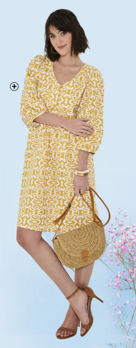 Jurk met een trendy print, ideaal voor stijlvolle zomeroutfits - Blog Blancheporte