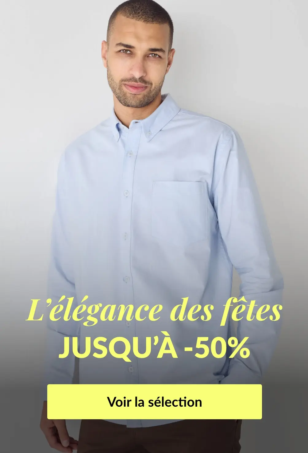 Choisissez votre tenue de fêtes pour homme