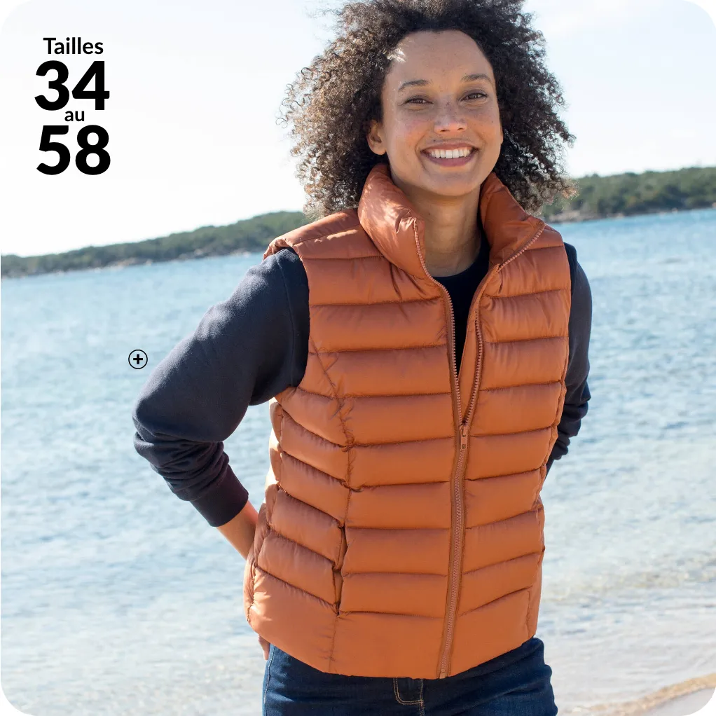 Doudoune sans manches déperlante à col montant, idéale pour un entretien et un lavage en douceur – Blog Blancheporte