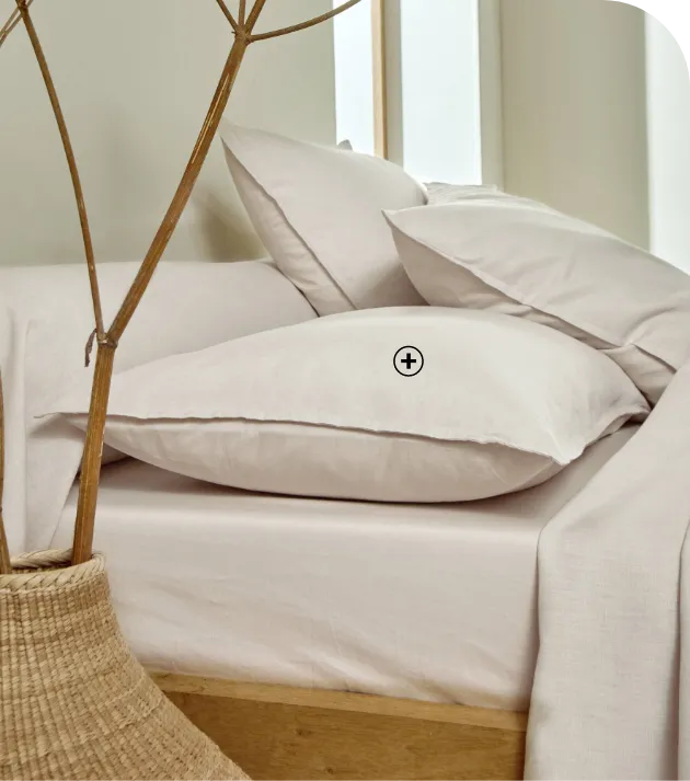 Groen dekbedovertrek in gewassen linnen en gewassen katoen – ideaal materiaal voor zomer en winter | Blancheporte