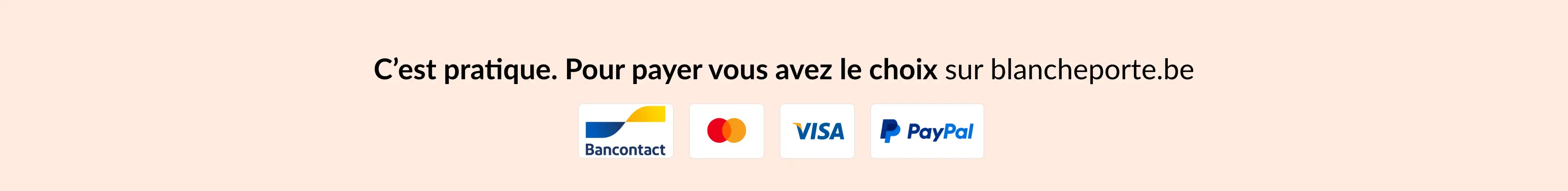 Profitez du paiement sécurisé avec Bancontact 