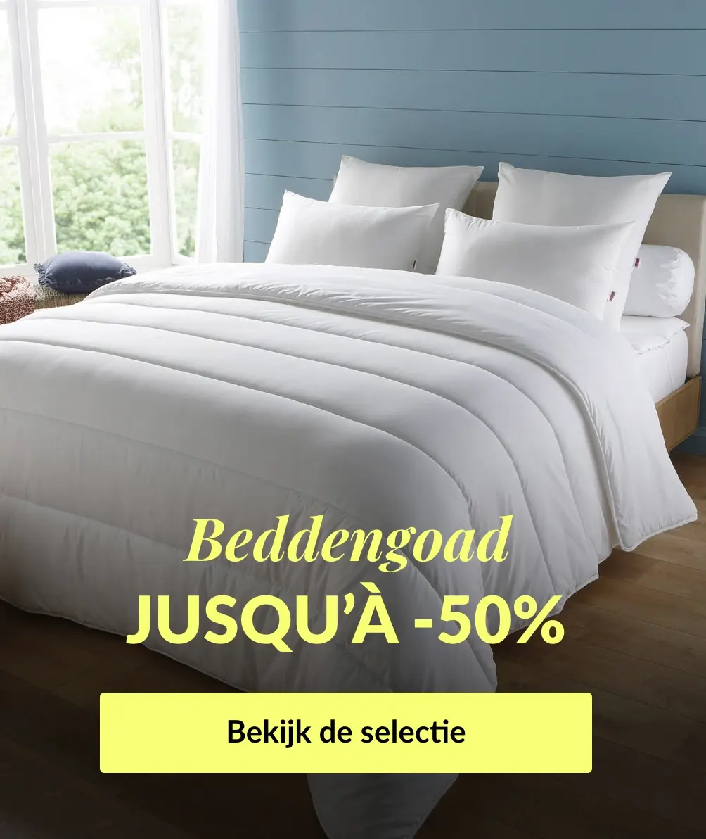 Profiteer van uw favoriete beddengoedmerken op de website