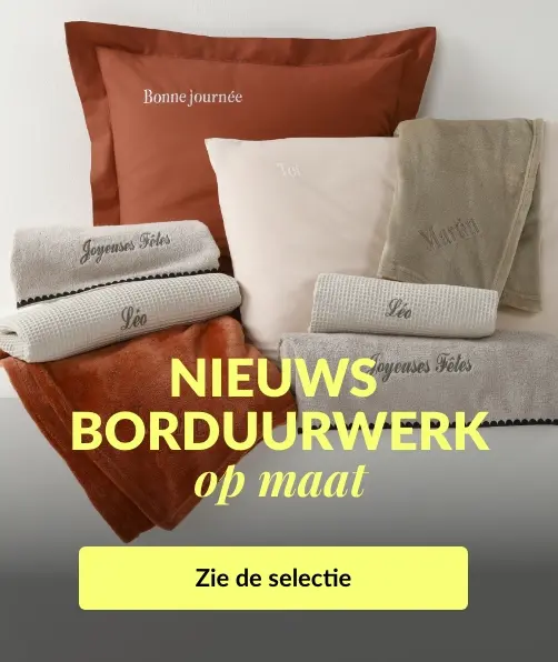 Profiteer van gepersonaliseerd borduurwerk bij Blancheporte