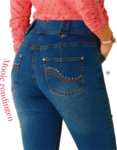 Jean droit femme taille haute petite taille pas cher | Blancheporte