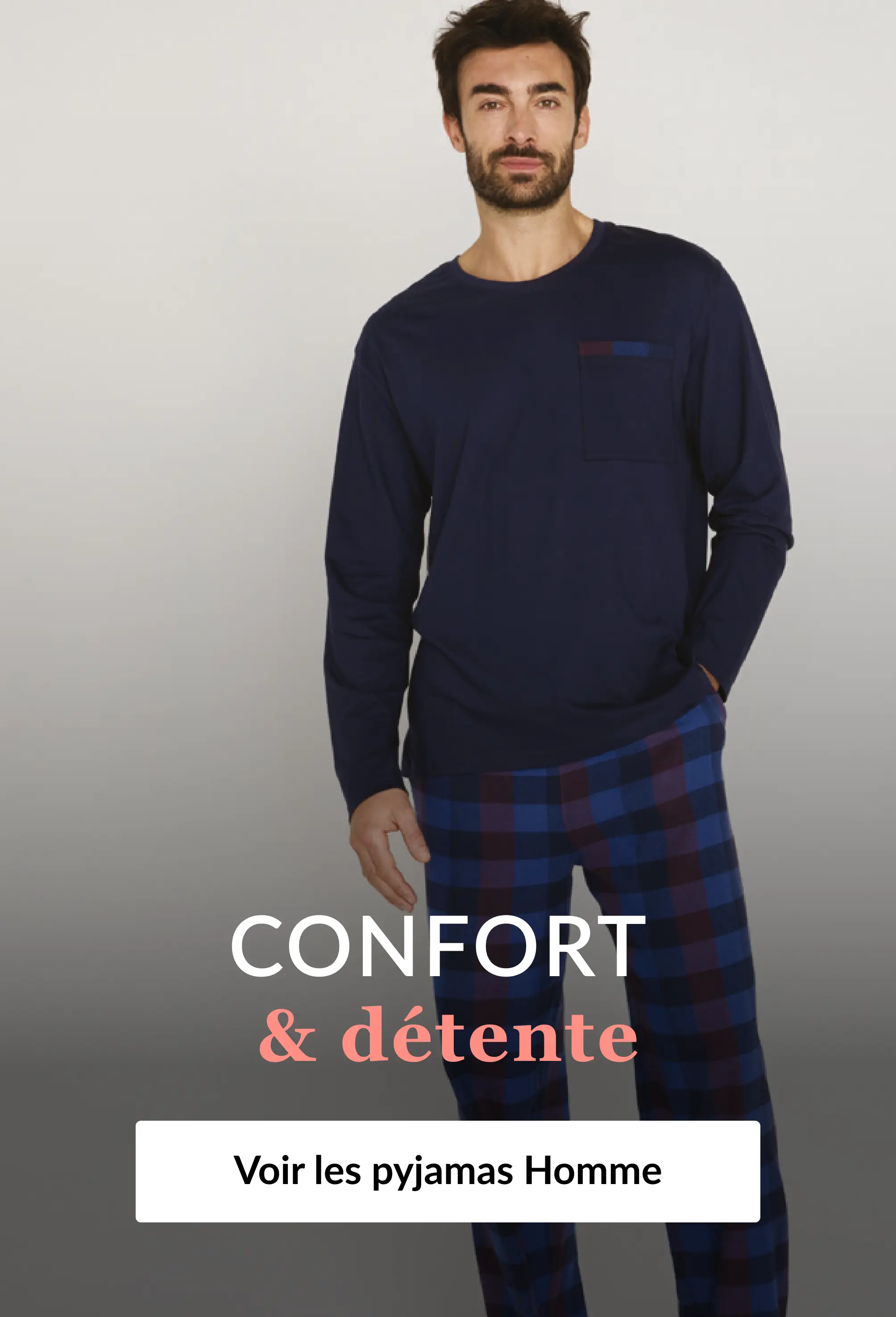 Découvrez notre sélection de pyjamas pour homme sur Blancheporte.be