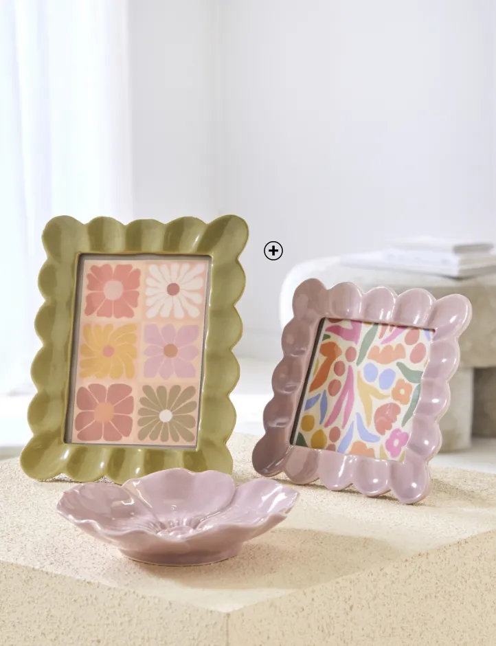 Cadre photo céramique rectangulaire vert our sublimer votre cliché - Blog Blancheporte