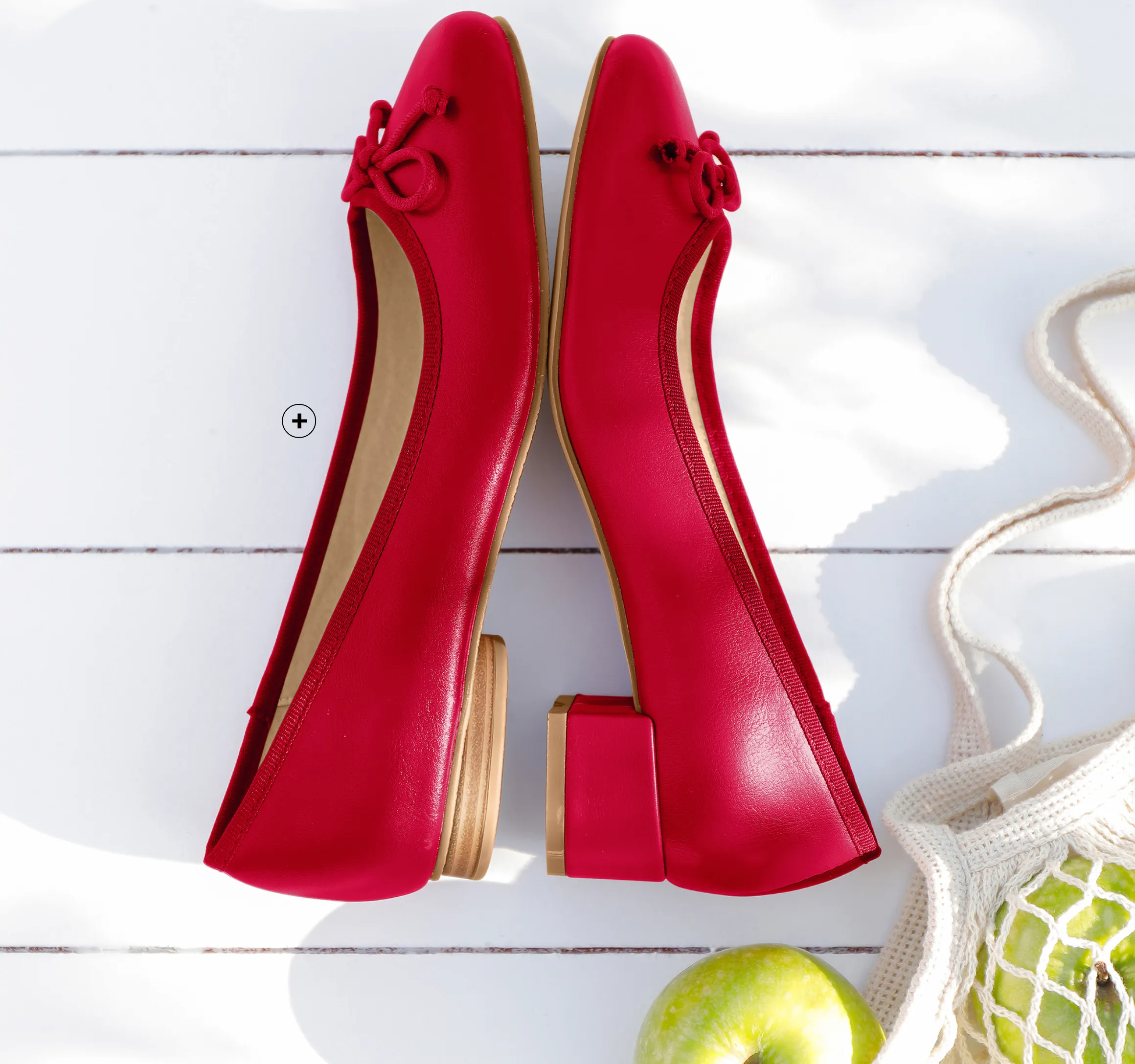 Ballerines plates rouges - Blog Blancheporte