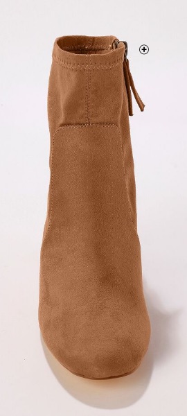 Boots femme effet chaussettes caramel pas cher | Blancheporte