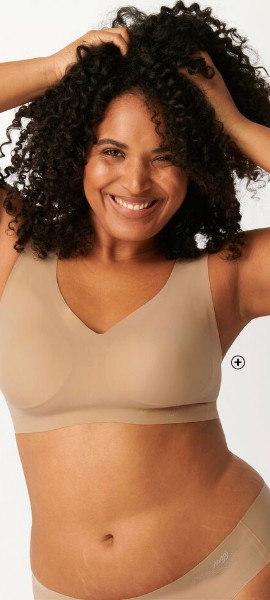 Brassière sans armatures Sloggi® Brassière femme Zero Feel Sloggi® sans armatures peau pas cher | Blancheporte