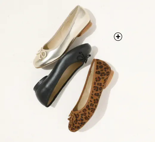 Ballerines plates imprimées léopard, parfaites pour associer avec une robe évasée - Blancheporte