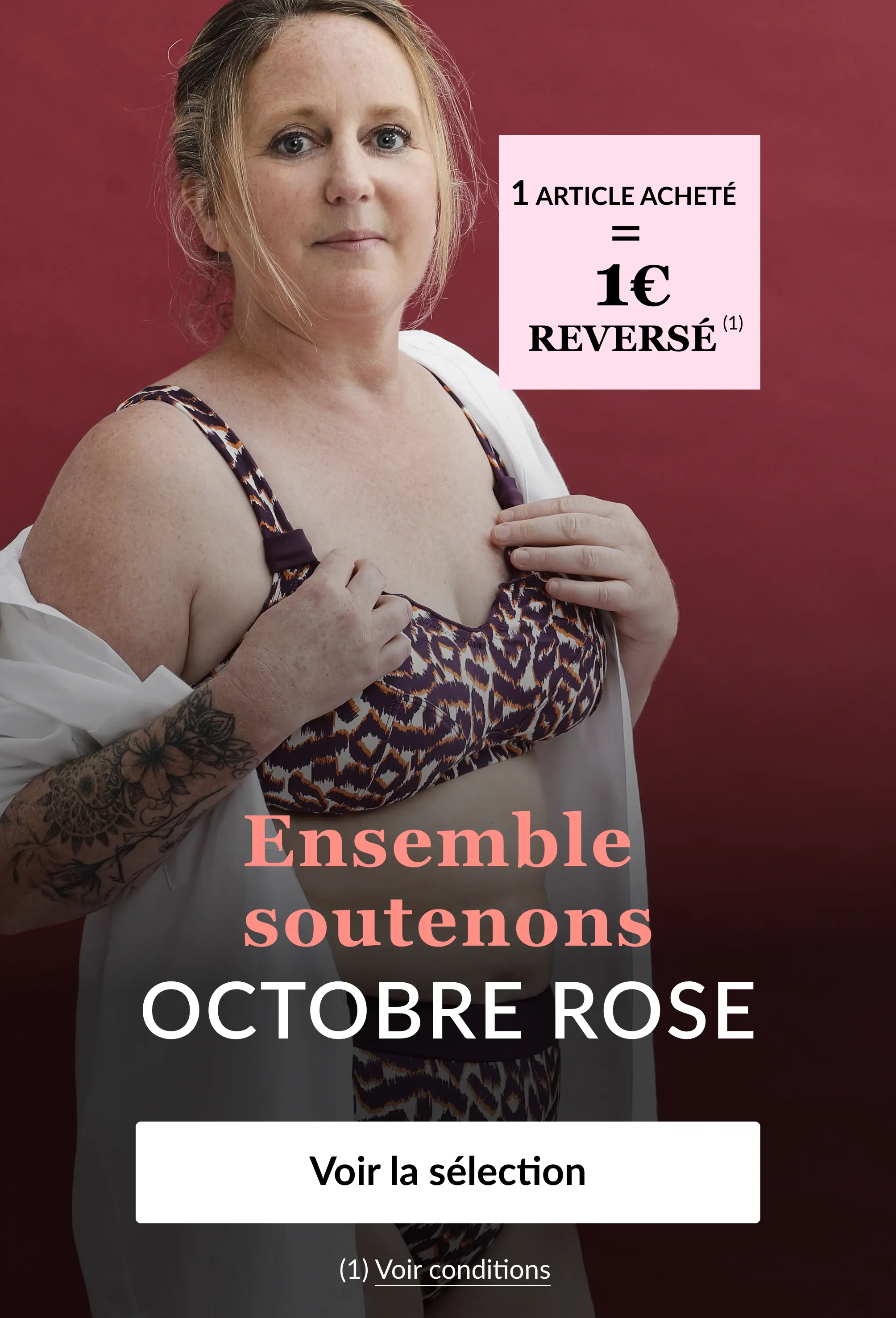 Ensemble soutenons Octobre Rose sur Blancheporte.be
