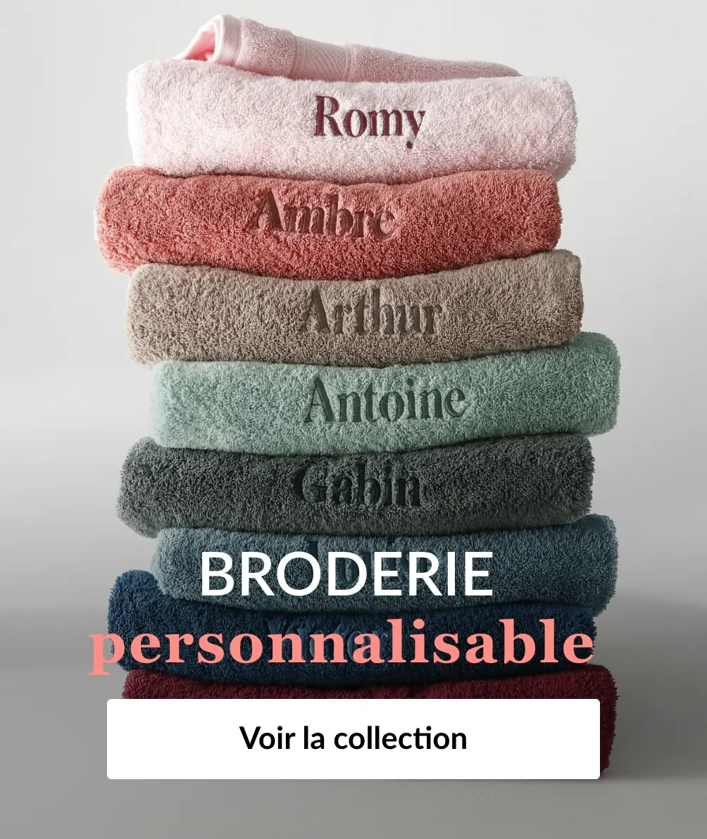 Découvrez la broderie personnalisable sur Blancheporte.be