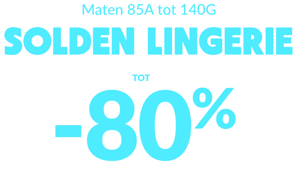 Winteruitverkoop en promoties: tot 80% korting op lingerie